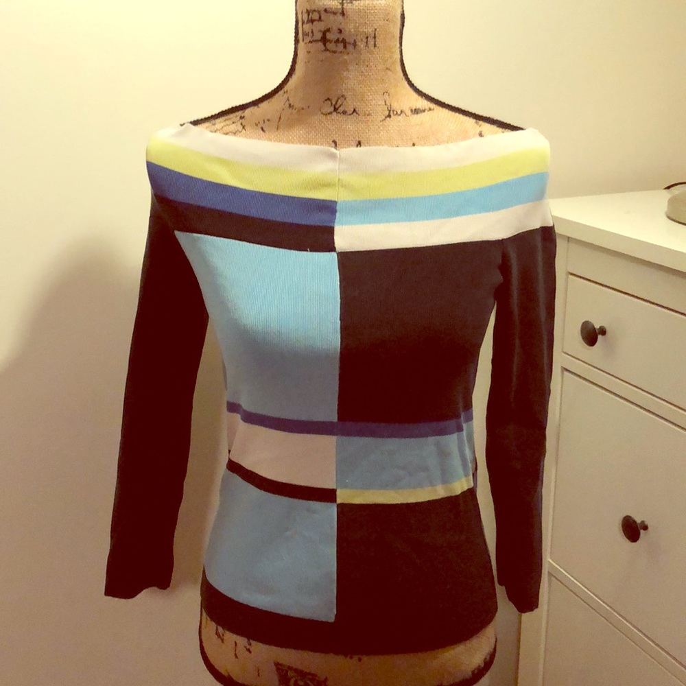 Small Sweater Block Multi Colored No tags